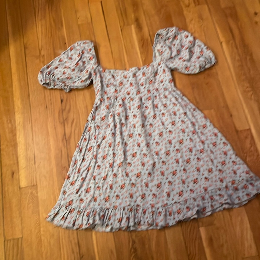 Reformation Puff Sleeve Floral Sundress